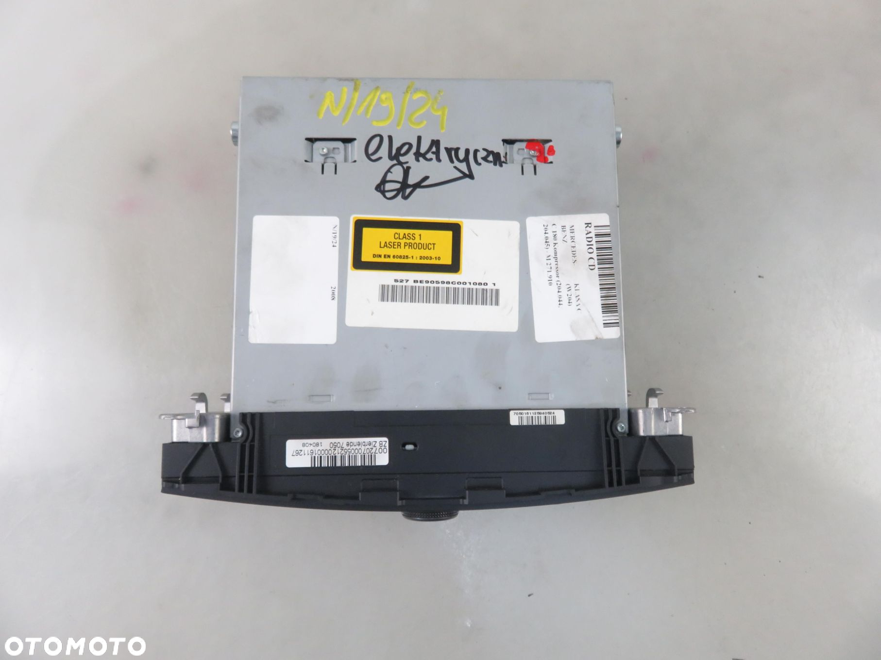 RADIO MERCEDES KLASA C W204 2048709694 2048706589 0014429060 - 13