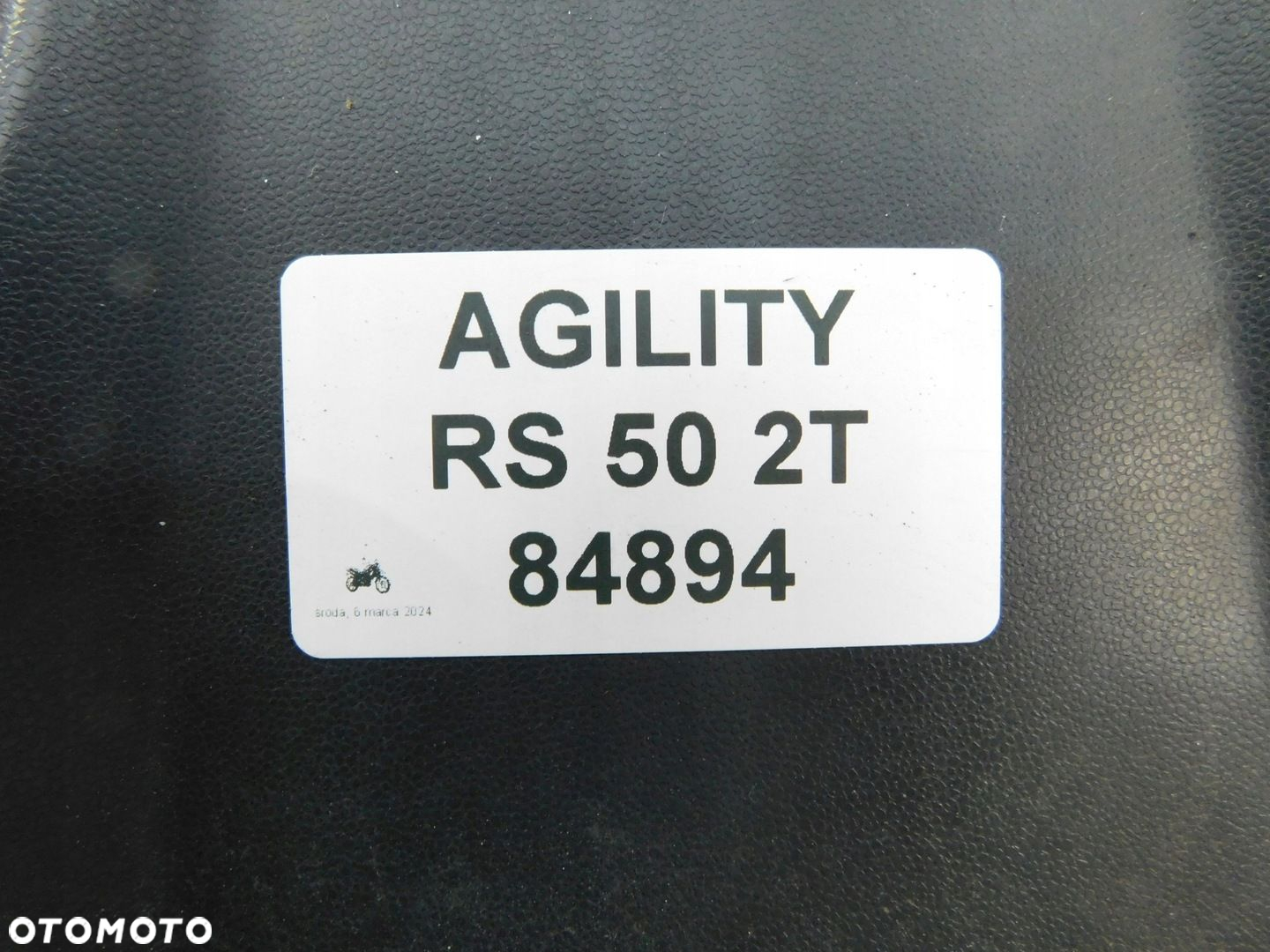 KYMCO AGILITY RS 50 2T MOCOWANIE TABLICY REJESTRACYJNEJ TYŁ - 6