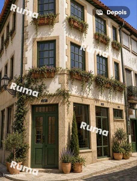 Prédio de 3 Pisos para Restauro | Rua da Cruz, Almacave, Lamego - Grande imagem: 2/8