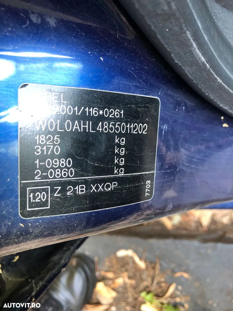 Dezmembrez Opel Astra H hatchback albastru 2006 1,7 CDTI cod culoare Z 21B - 9