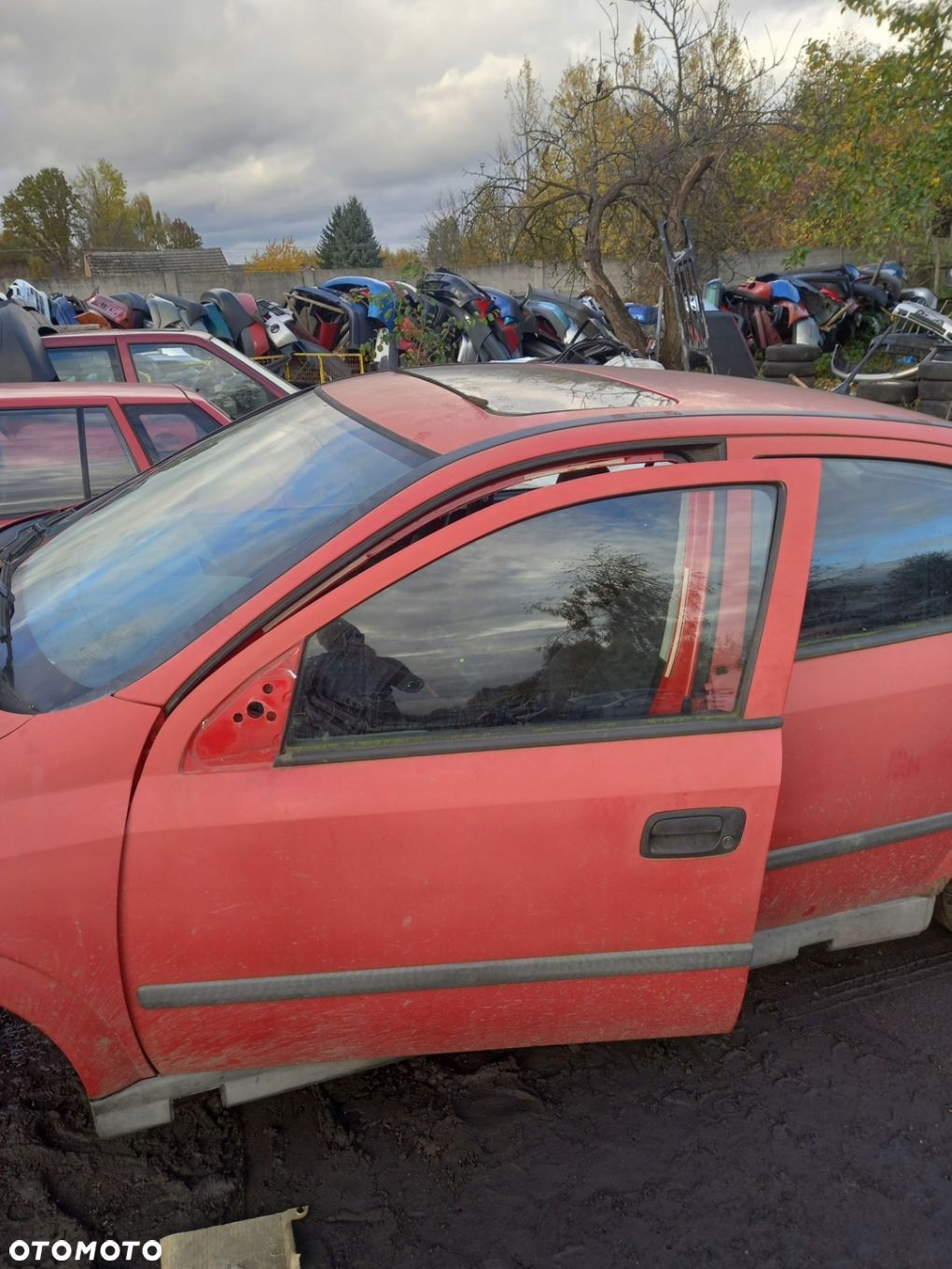 SZYBA Z Drzwi prawe przednie Opel astra G II 2001r Y 547 - 10