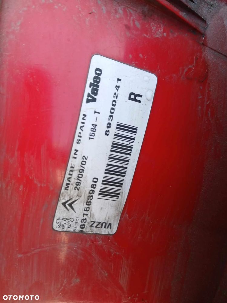 Citroen Xsara Picasso Lampy tylne Valeo Lewa, prawa - 3
