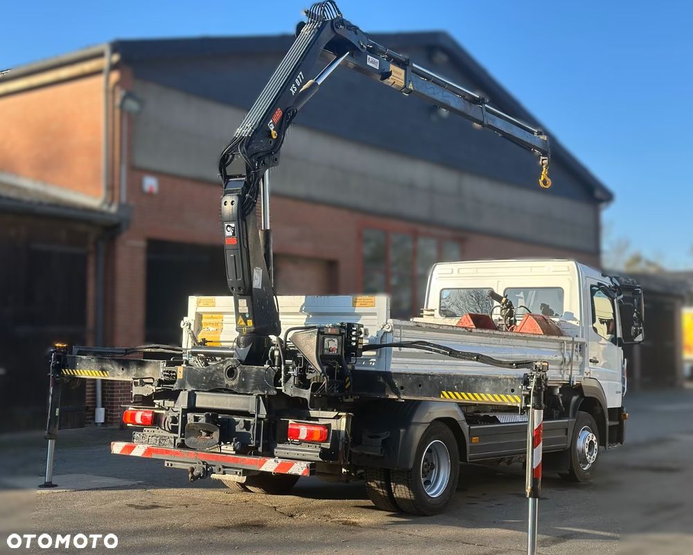 Mercedes-Benz Atego 1224 4x2 Wywrotka 2-stronna + HIAB XS 077 | Euro 6 | Klimatyzacja | 120 000 km - 2
