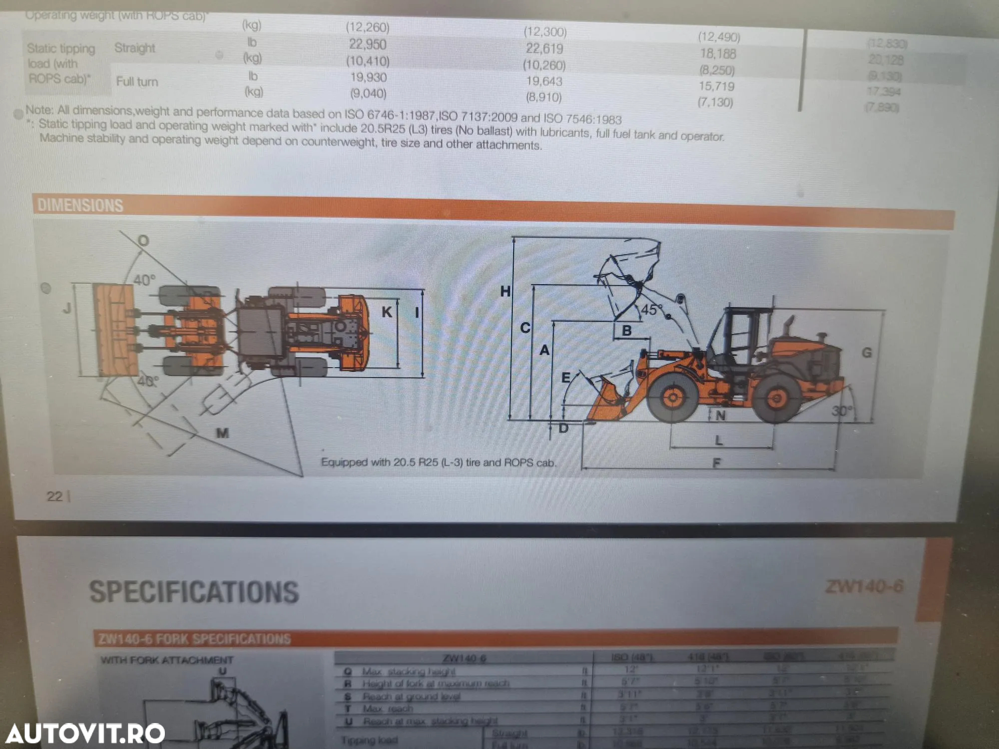 Hitachi ZW150-6, 1.090 ore, CUPA 2,5m, anv MICHELIN L5, Cupla rapida, Joystick, posibilitate leasing 4 ani, CA NOU, PROMOTIE 99.900 EUR+Tva - 34
