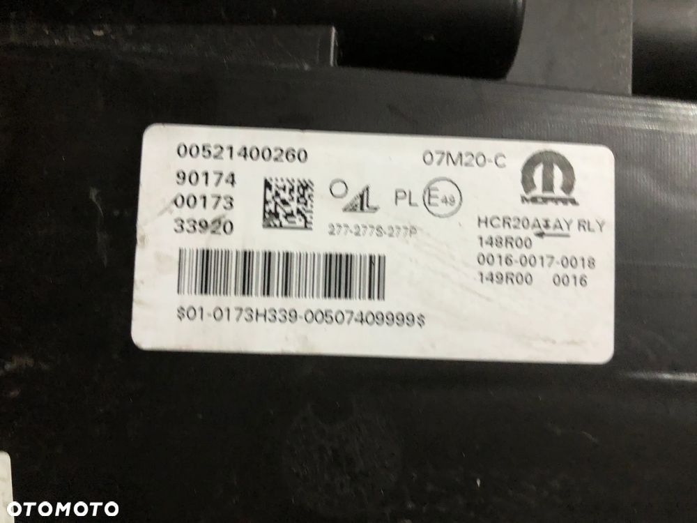 FIAT 500E E 2 II 00521400260 lampa przednia przód prawa - 4