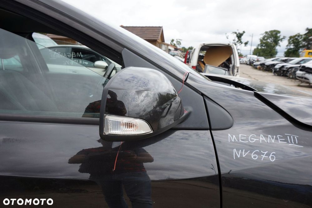 LUSTERKO ELEKTRYCZNE PRAWE MEGANE III PH1 NV676 SKŁADANE EL EU CZARNY RENAULT 2008-2010 - 2