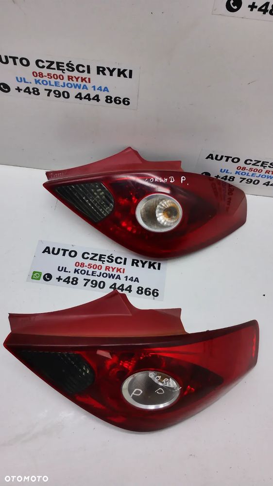 Opel Corsa D Lampa tył lewa prawa strona EU - 4