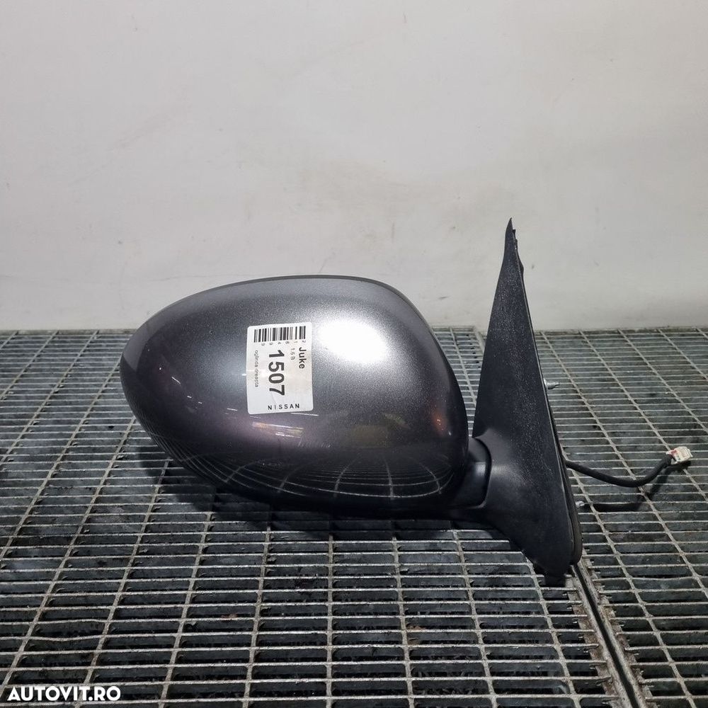 Oglinda dreapta Nissan Juke 2010 - 2014 4 Usi Gun Metallic Kad (1507) Fără rabatare ... - 1