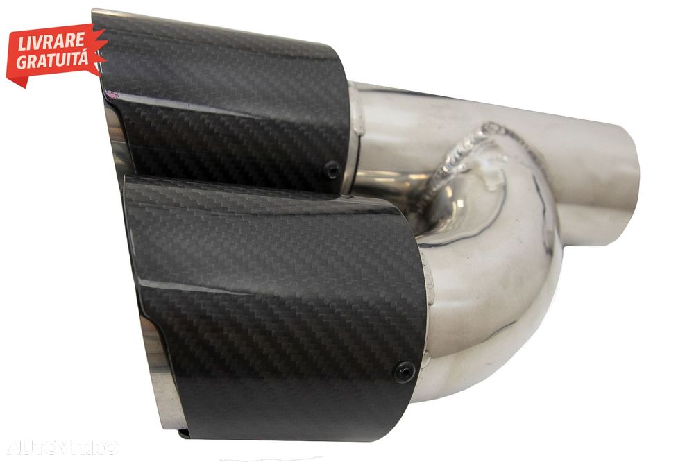 Tobe Ornamente Sistem de evacuare Carbon Fiber Finisaj Lucios 6.3cm- livrare gratuita - 5