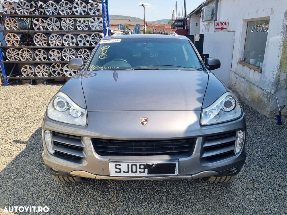 Bara fata Porsche Cayenne Facelift 2007 - 2010 GRI LM7W (1060) model fara spalatoare far - 2