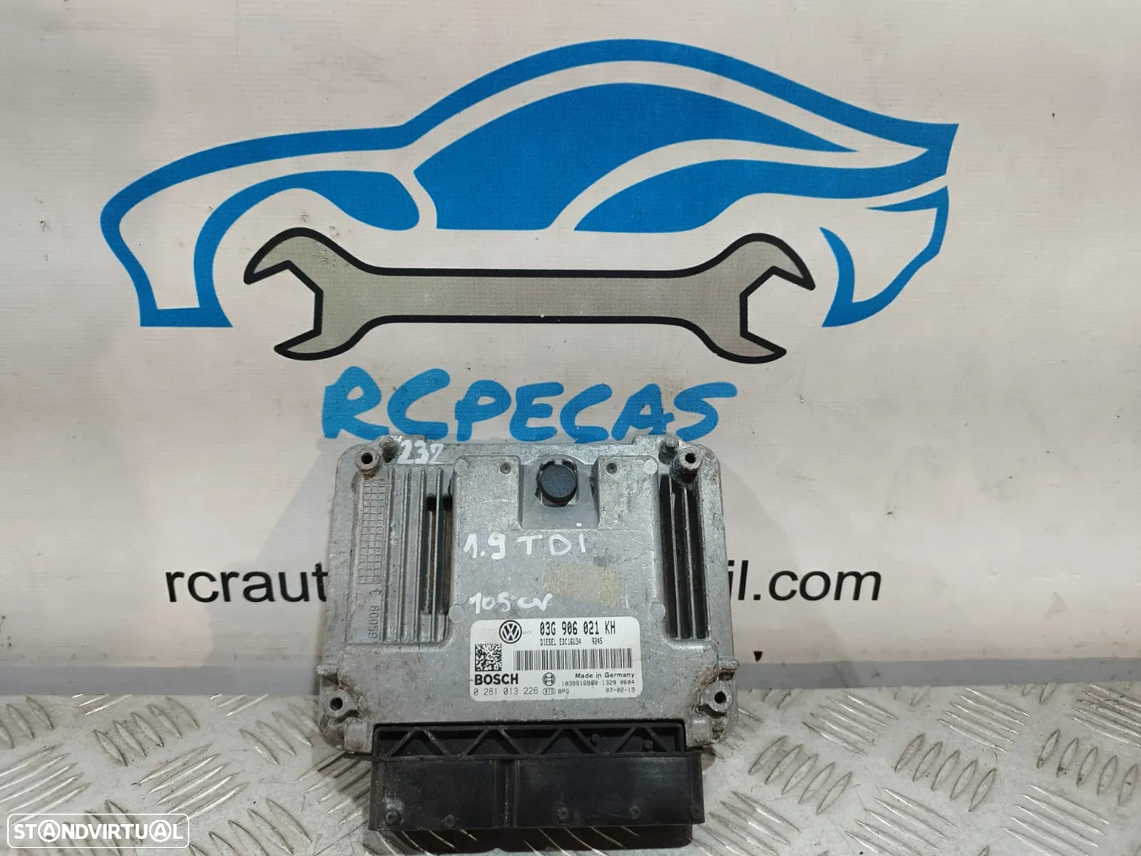Centralina ECU motor Bosch Volkswagen Golf 1.9 TDI - 3