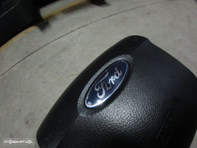 Kit Airbags 6M21U042B85 6G9N042A94CE 6G9T14A664BD 7S7T14B056AC 0285010157 606639200 606637800 FORD MONDEO 4 2007 2.0TDCI 140CV 4P CINZA PRETO Tablier E Airbag Do Condutor Danificados - 8