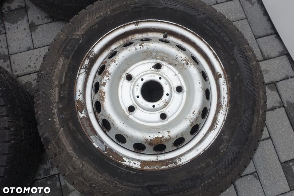 KOŁA FELGI STALOWE TRANSIT CUSTOM 16" 6,5 ET60 5X160 14r. + ZAPAS - 2