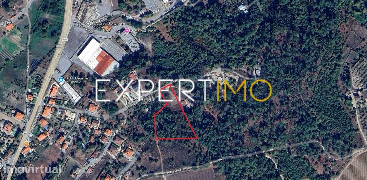 Terreno Urbano - 6 600 m2 - Periferia Cidade Viseu - Viabilidade...