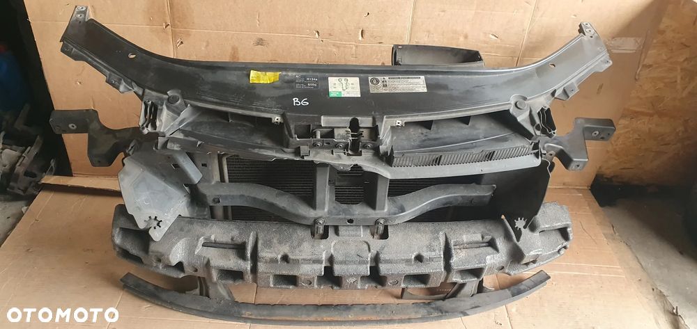 Pas przedni wzmocnienie chłodnica chłodnice wentylatory VW Passat B6 2.0 TDI 3C0121253AB 3C0145805AD 1K0121207BC 1K0121205AD - 1