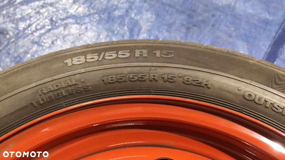 KOŁO ZAPASOWE DOJAZDOWE 15'' 4x100 185/55R15 ZESTAW NAPRAWCZY LEWAREK KLUCZ DO KÓŁ UCHO HOLOWNICZE RENAULT WIND TWINGO II - 3