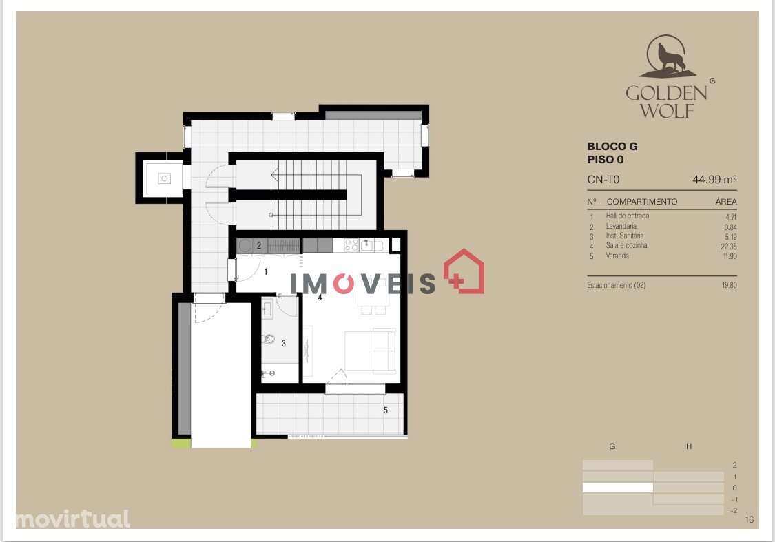 Apartamento T0 - Golden Wolf  - Telheiro, Leiria - Grande imagem: 5/22
