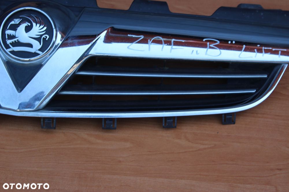 ATRAPA GRILL MASKI OPEL ZAFIRA B LIFT CHROM LIFT ANGLIK VAUXHALL ORYGINAŁ - 6