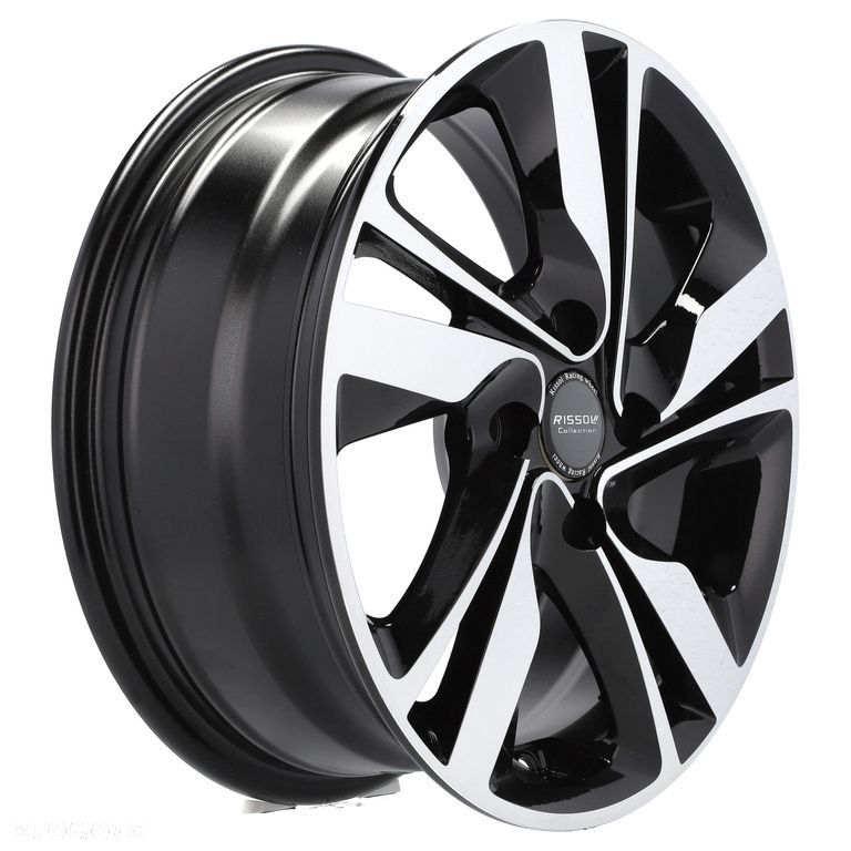 4x Felgi 16 m.in. do KIA Picanto Cross RIO HYUNDAI I10 I20 Getz TOYOTA Yaris NISSAN Pixo - BK813 (D5 - 6
