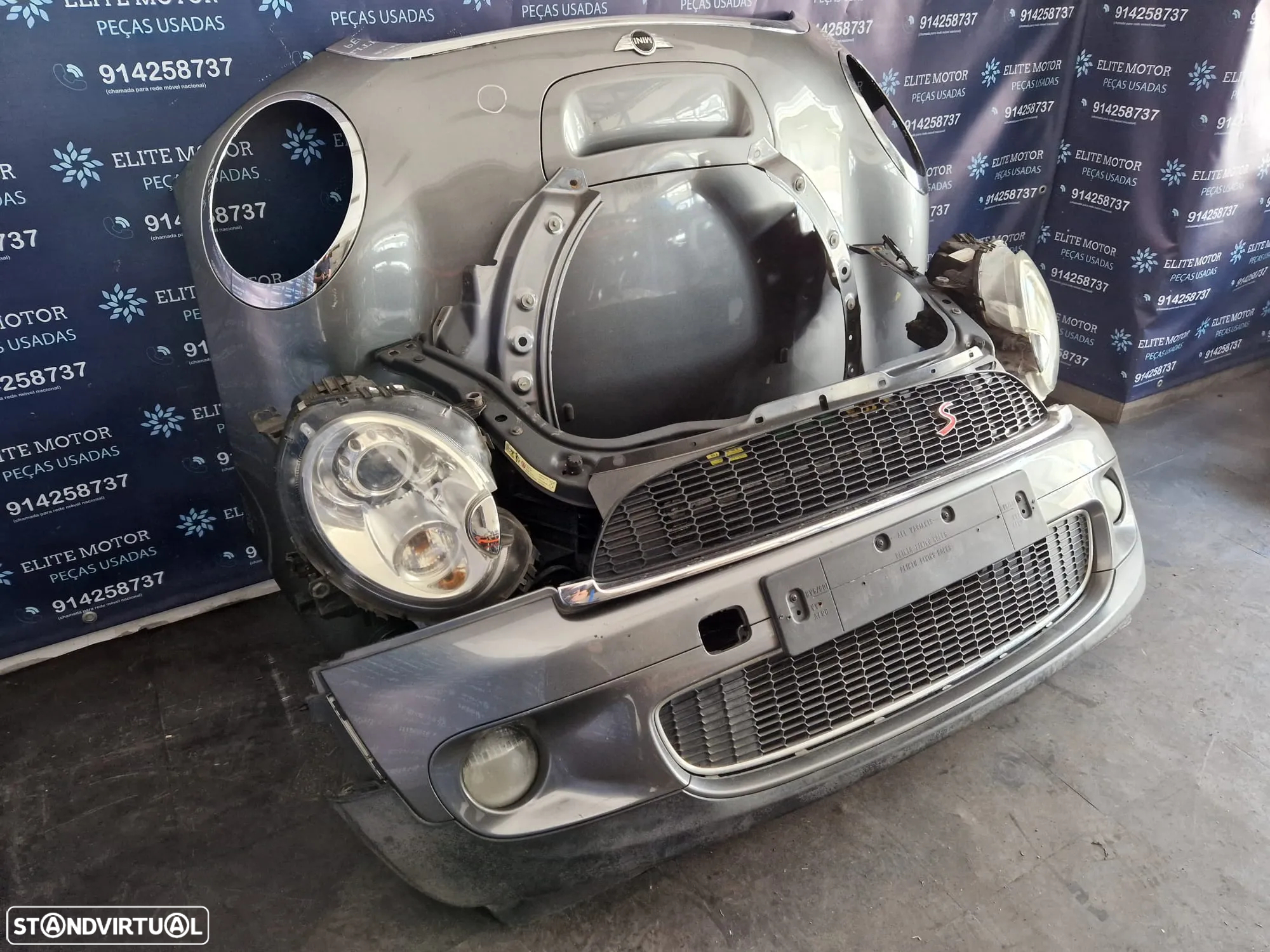 Frente completa usada MINI COOPER S R56 XENON R55 R57 capot parachoques oticas guardalamas - 2