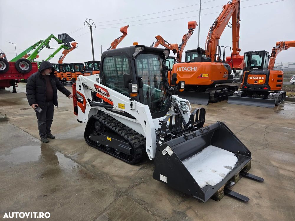 Bobcat PE SENILE, NOU, SUPER PROMOTIE 46900 EUR+Tva, furci, cupa multifuncitonala 4x1, ridica 717kg, masa operationala 3t, motor Bobcat 41kW, cabina inchisa, inst hidr suplimentara, posibilitate leasing 5 ani-PROMOTIE 46900 EUR+Tva - 21