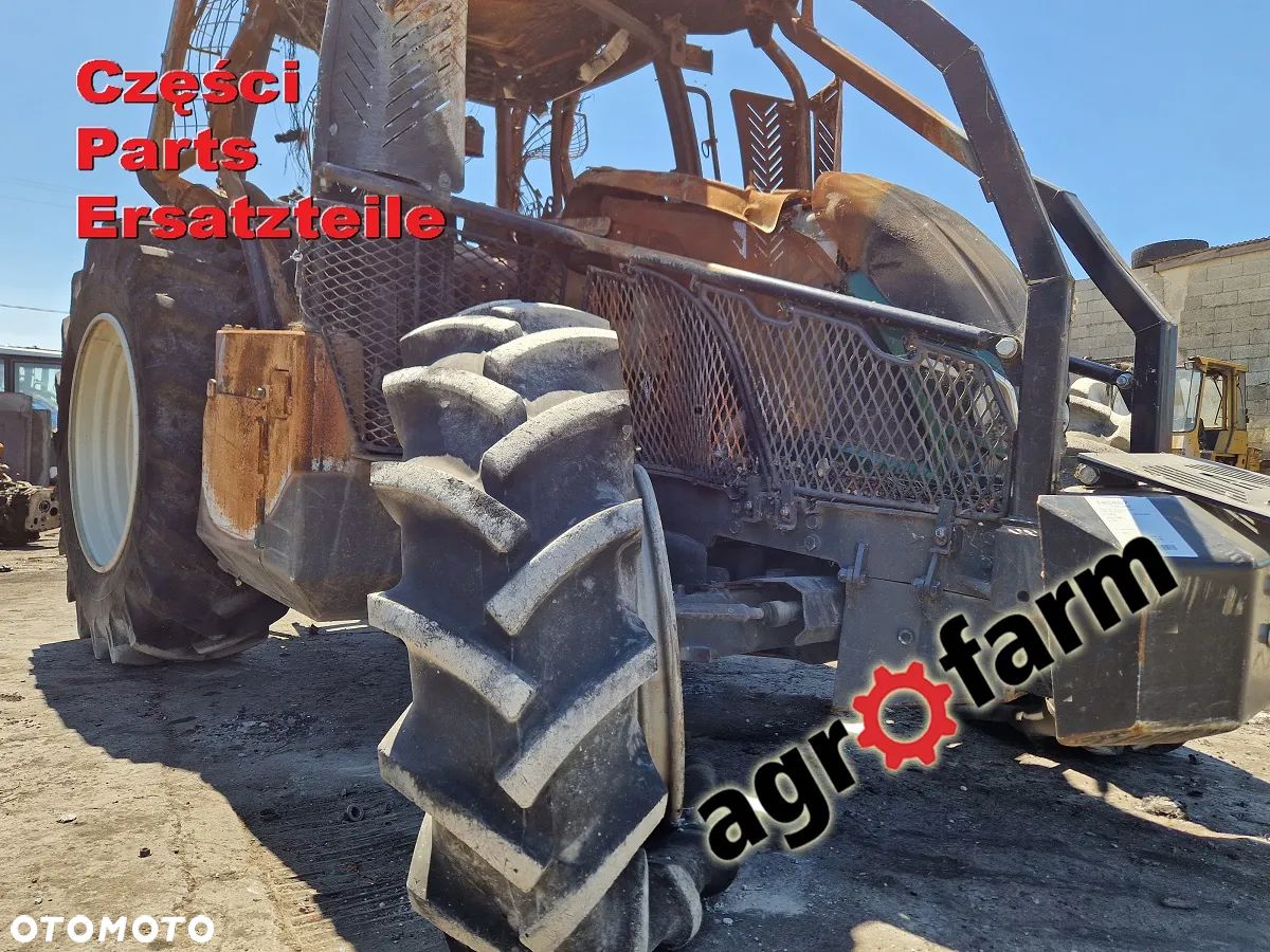 Valtra N 134 S 154 zwolnica silnik wał piasta zwrotnica obudowa - 1