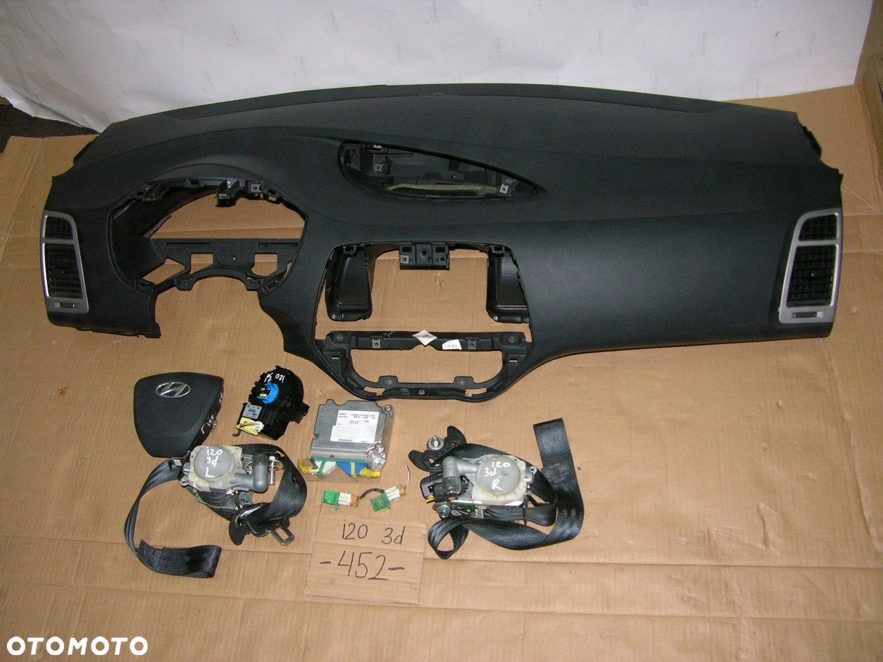 HYUNDAI i20 3d 08- PODUSZKI POWIETRZNE ZESTAW SRS - 1