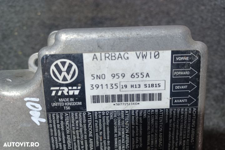 Calculator airbag 5N0959655A Volkswagen VW Passat B6 [2005 - 2010] wa - 4