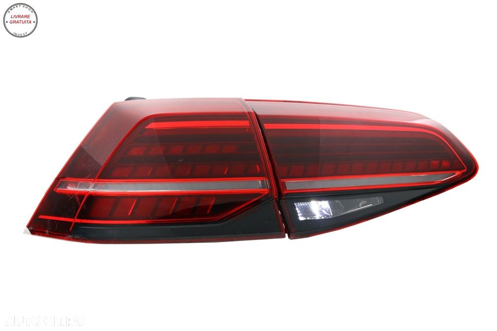 Stopuri Full LED compatibil cuVW Golf 7 & 7.5 VII (2013-2019) Facelift Retrofit G7- livrare gratuita - 10