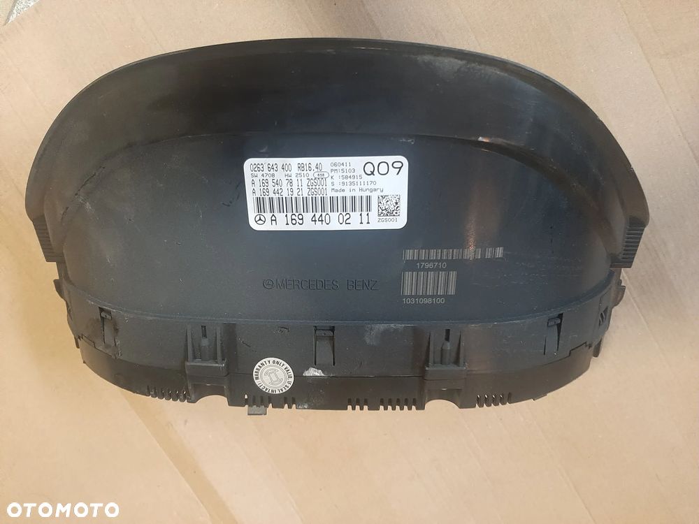 Licznik Mercedes W169 1.5 B   1694400211 - 2