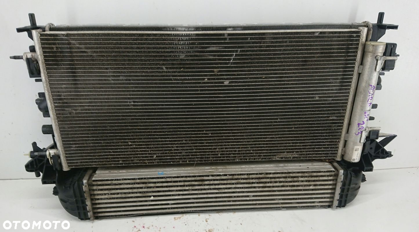 Opel Astra K V 5 chłodnia wody klimy intercooler - 2