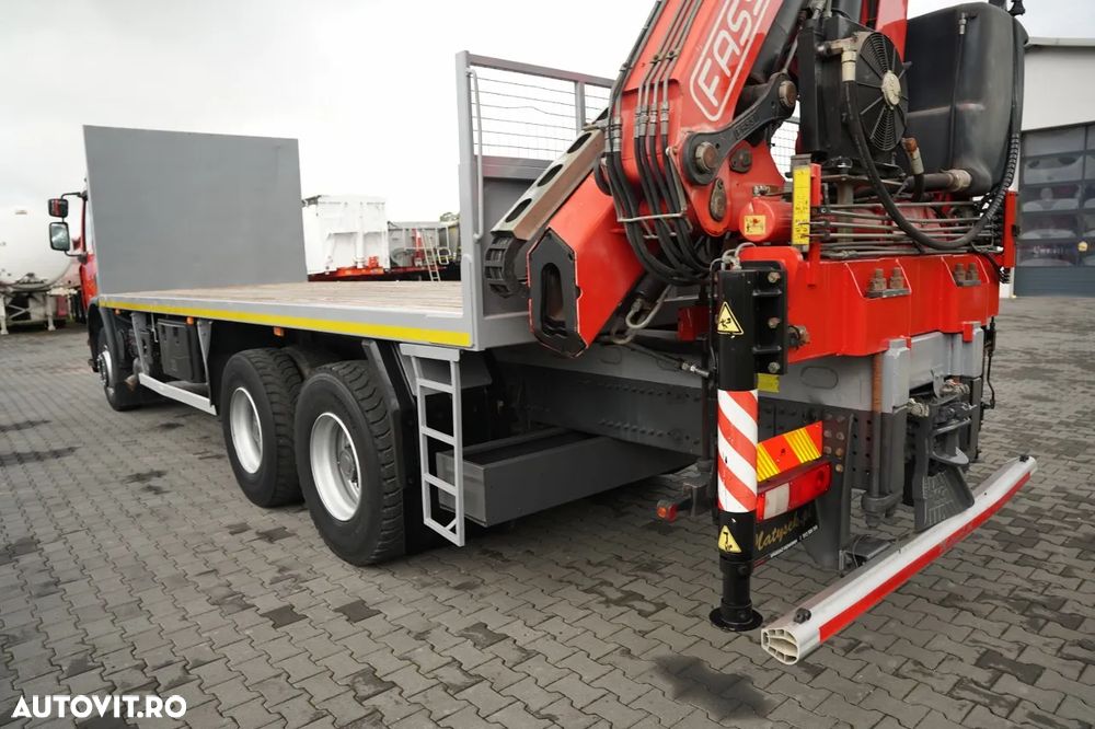 Renault KERAX LANDER 370 DXI / 6x4 / PLATFORMĂ - 7,1 M + MACARA FASSI F 175 / EXTINDERE MAX.: 10,5 M / ROTATOR / TELECOMANDĂ RADIO / - 17