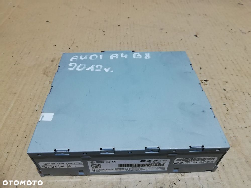 RADIO TUNER AUDI 4G0035056D - 1