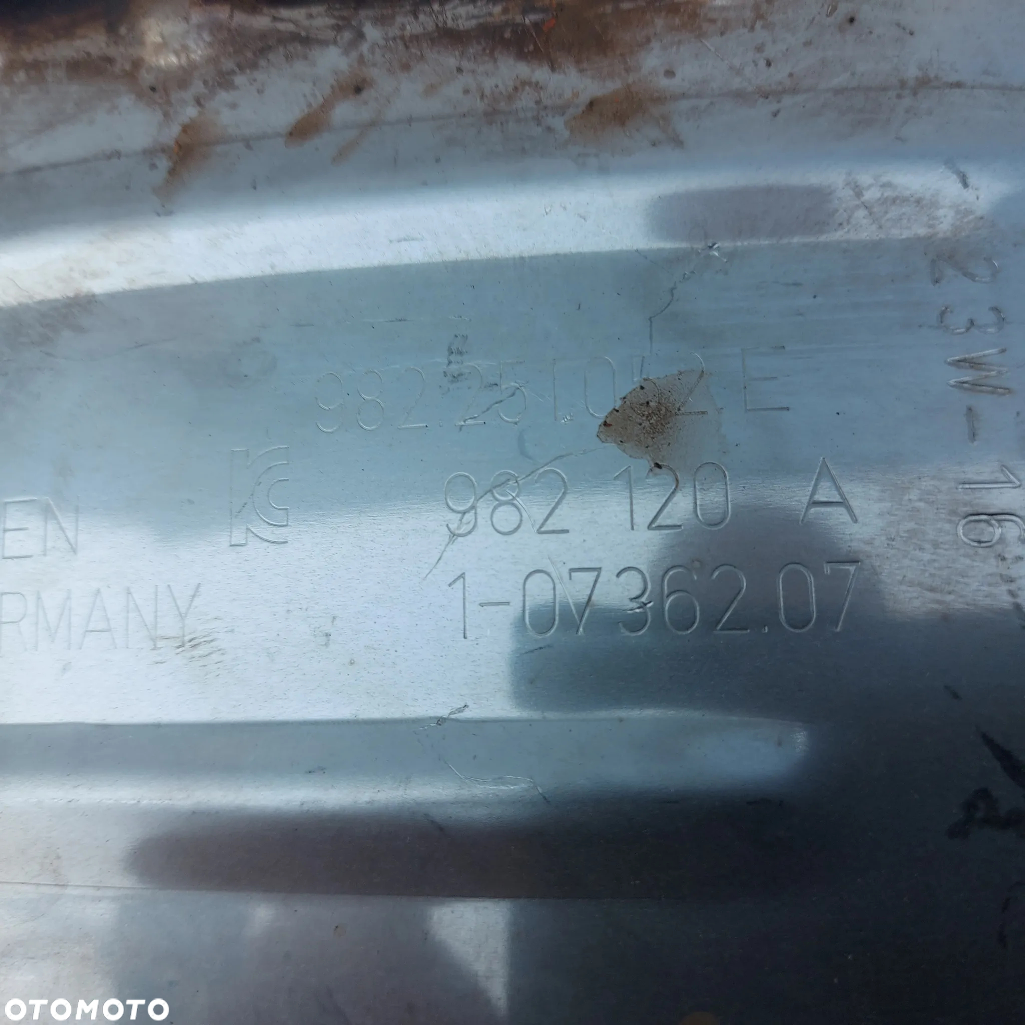 TLUMIK WYDECH 982.251.052.E PORSCHE 718 BOXSTER CAYMAN 982 ORYGINAL DEMONTAZ 982251052E - 3