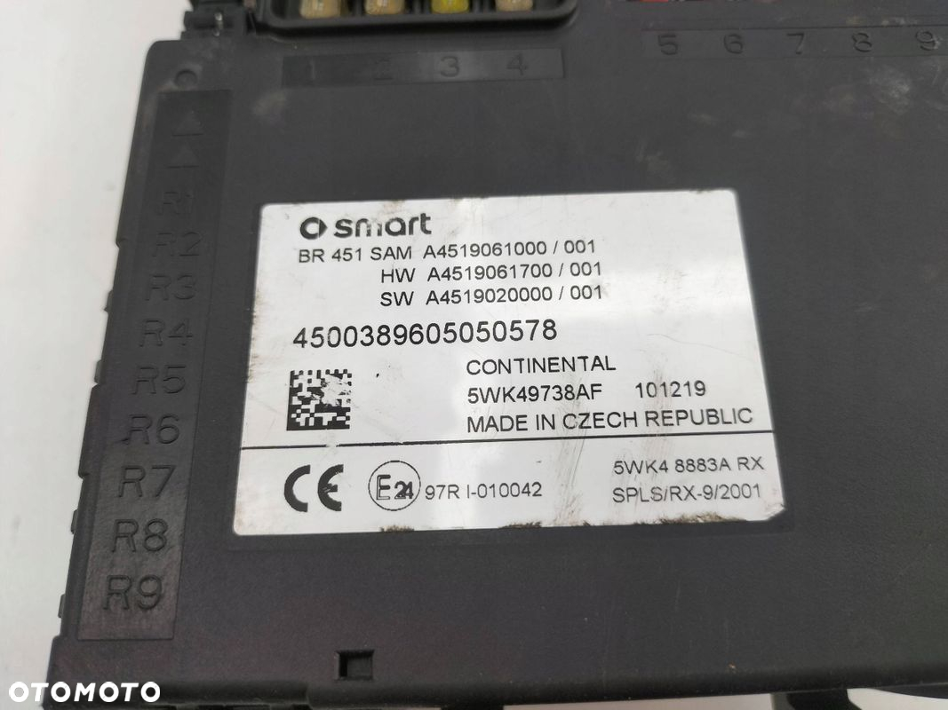 SMART MODUŁ SAM 5WK49738AF A4519061000 A4519061700 - 4