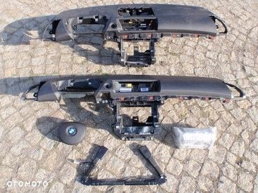 BMW 1 E87 E88 E81 E82 DESKA KONSOLA KOKPIT PULPIT PÓŁKA PARAPET AIRBAG NAVI BEZ NAVI POD SCHOWEK BEZ - 5