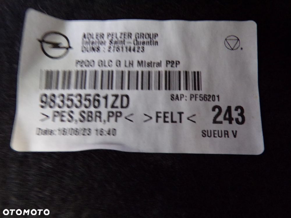 BOCZEK BAGAŻNIKA LEWY PRAWY OPEL MOKKA B - 3