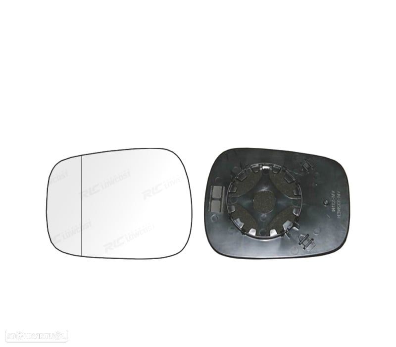 VIDRO BASE REVERSÍVEL ESQUERDO / DIREITO RENAULT KANGOO II 01-08 ASFÉRICO - 1
