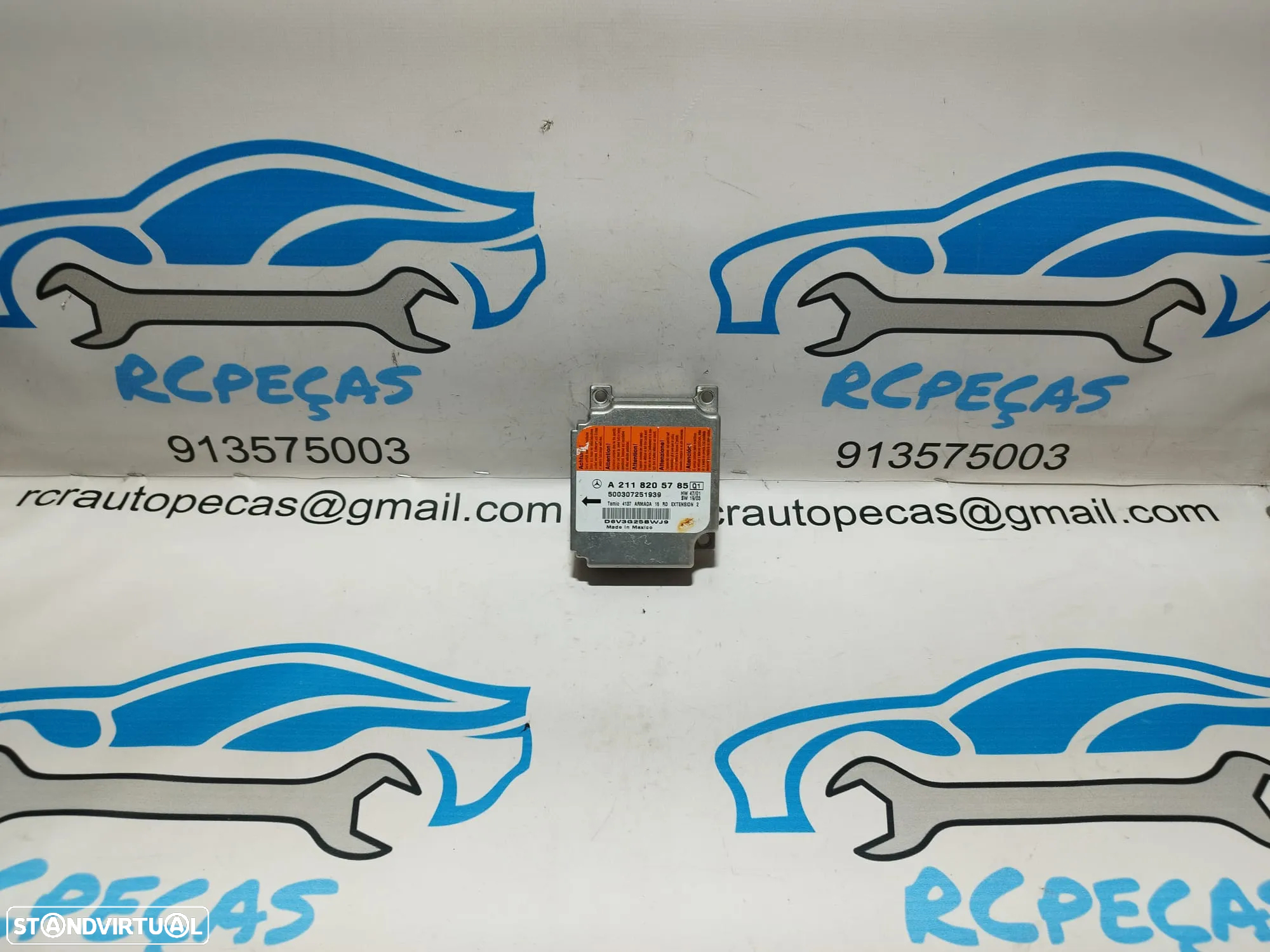 CENTRALINA ECU MODULO AIRBAG MERCEDES CLASS E W211  A2118205785 - 4