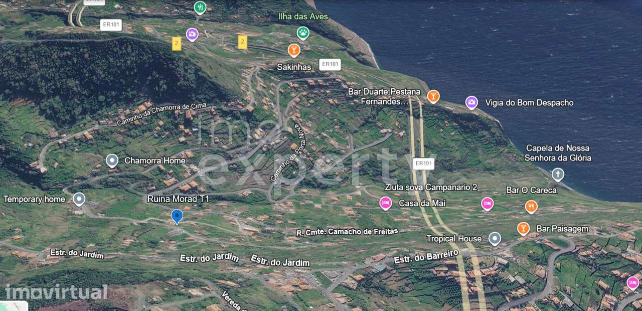 Moradia T1 em ruína para recuperar no Campanario, Madeira - Grande imagem: 2/16