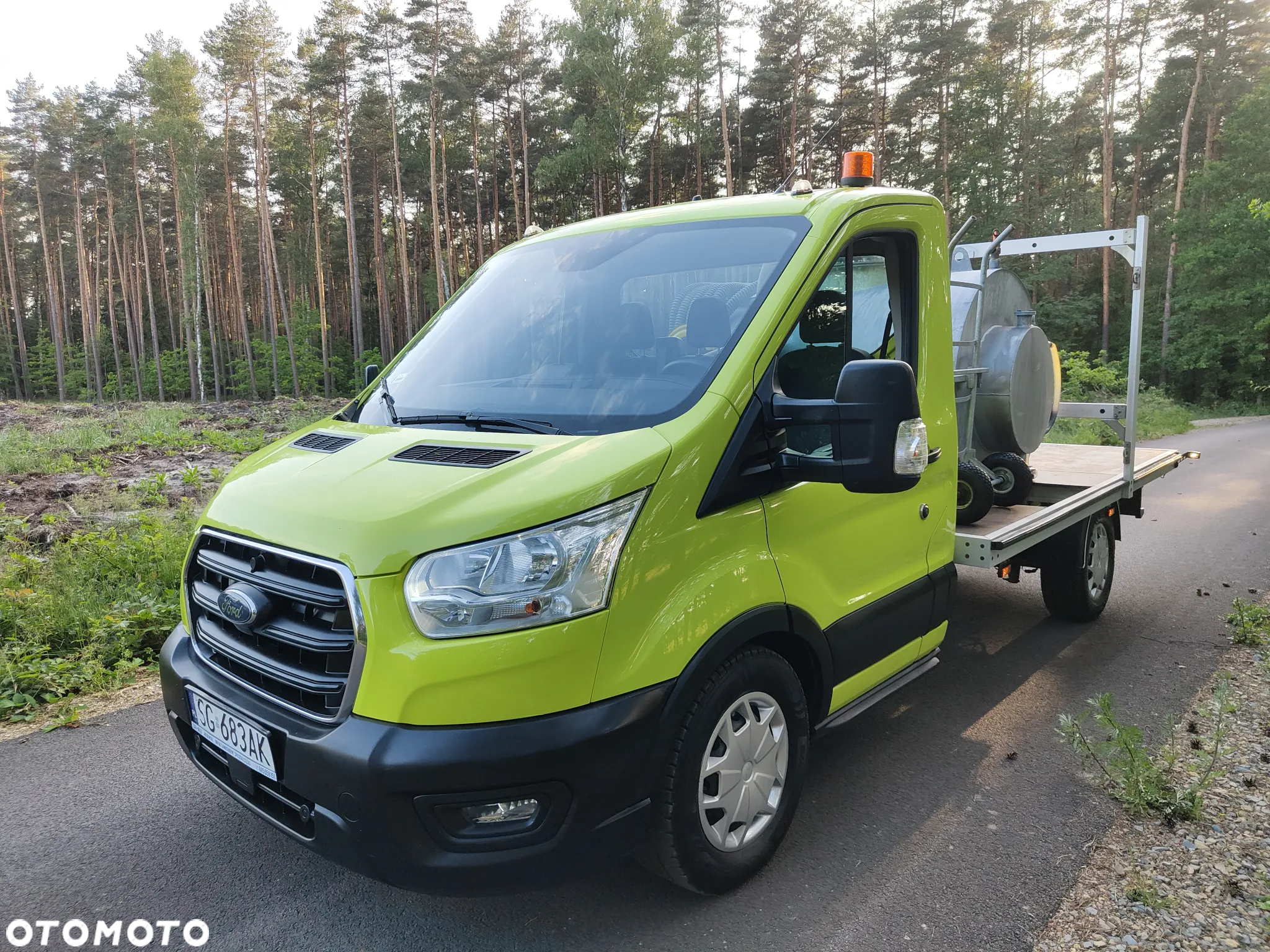 Ford Transit MK8 Toi Toi Asenizacyjny  2.0Tdci 130PS 17.02.2022r Klima Esp Euro 6 Oryginalny Przebieg 80 tys  Led Tempomat Skorzana Kierownica - 5