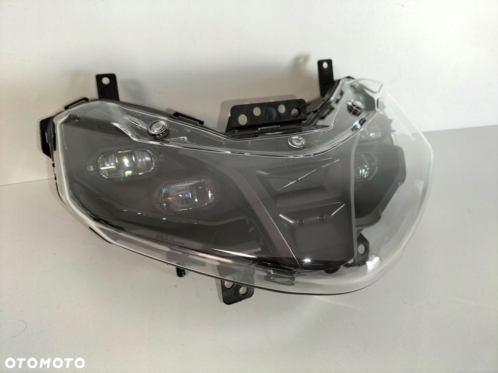lampa przednia reflektor motor bmw ce 04 ce04 full led black - 2