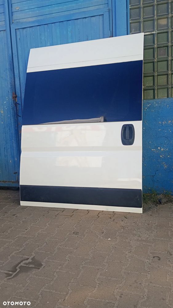 F.V BIAŁE Drzwi PRZESUWNE uzbrojone KOMPLETNE H2 PEUGEOT BOXER FIAT DUCATO CITROEN JUMPER PRZESZKLONE DRZWI BOCZNE SUWANE PRAWE H2 - 2