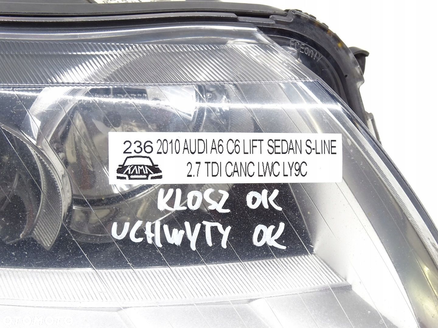 LAMPA XENON LED PRAWY PRZÓD A6 C6 LIFT 4F0941004DF - 7