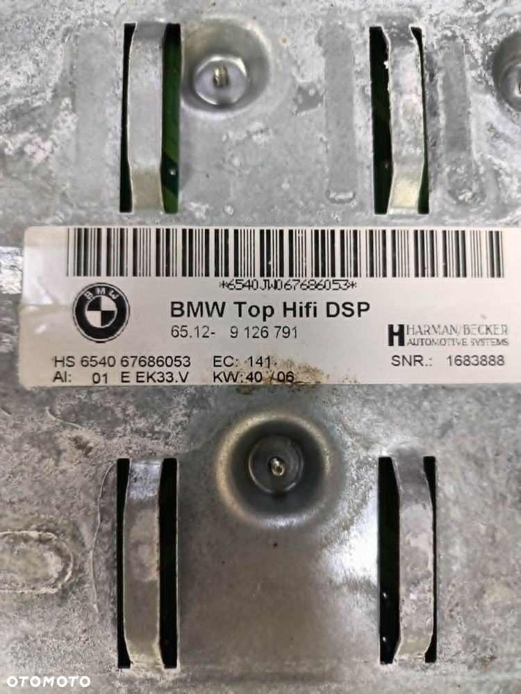 Wzmacniacz hifi Hi-Fi professional DSP Logic7 BMW E90 E91 E87 E92 9126791 - 2