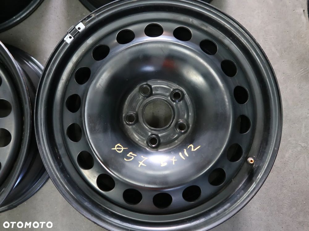 Felgi stalowe 17'' 5x112 Audi Skoda VW Seat + kołpaki - 6