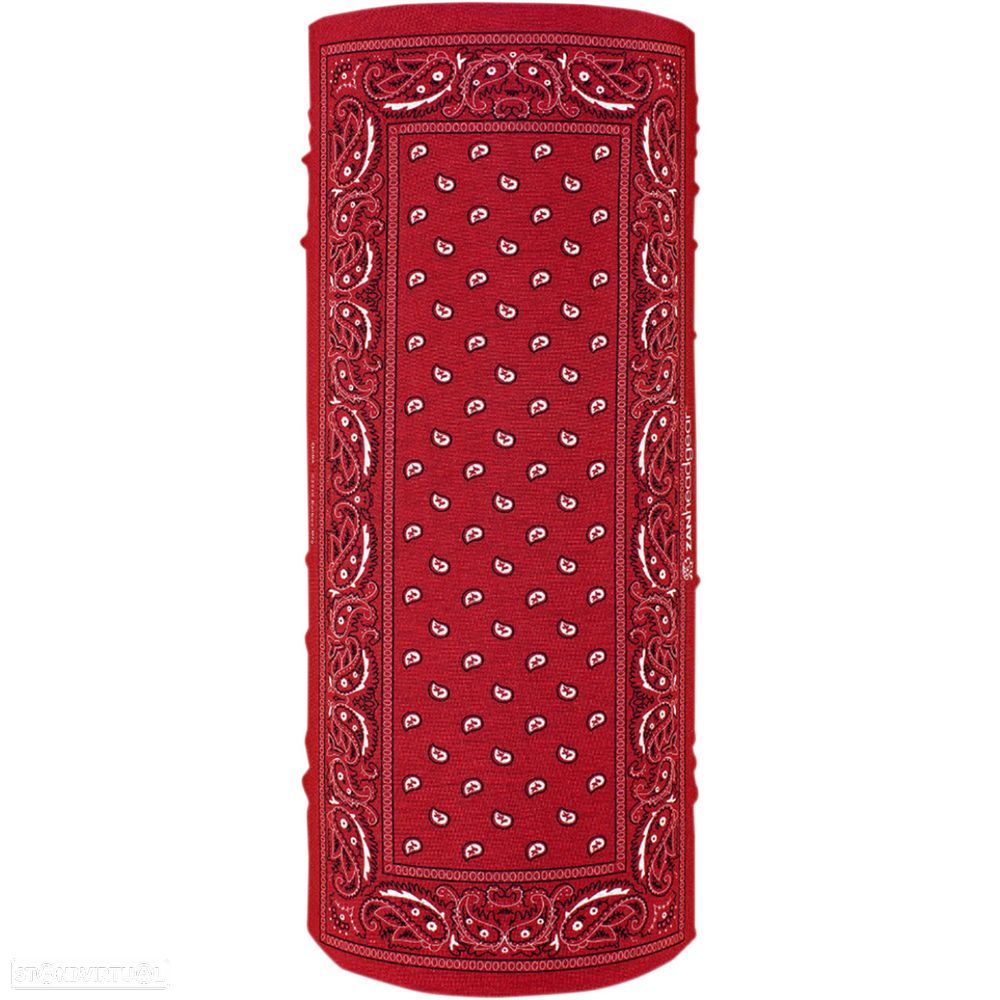 zan headgear motley tube™ paisley red all weather one size 25020055 - 1