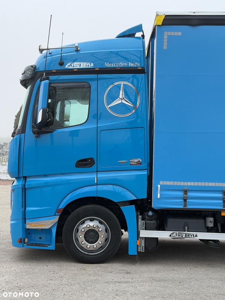Mercedes-Benz ACTROS 1833 / FIRANKA/ WINDA / NOWY TACHOGRAF G2V2 / NOWE OPONY / 19PALET / 8TON ŁADOWNOŚCI / AUTOMAT / DUŻY SILNIK  / SYPIALKA / SERWISOWANY / 2018 / JAK NOWY  / - 10