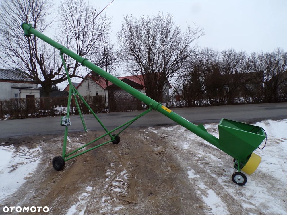 PODAJNIK/ PRZENOŚNIK ŚLIMAKOWY/Żmijka Do Zboża/ Pelletu/ Trocin Podajniki Przenośniki Ślimakowe Żmijki Fi 140 Fi 200/odciąg/ falownik/wysyp obrotowy/wózek /kosz - 12