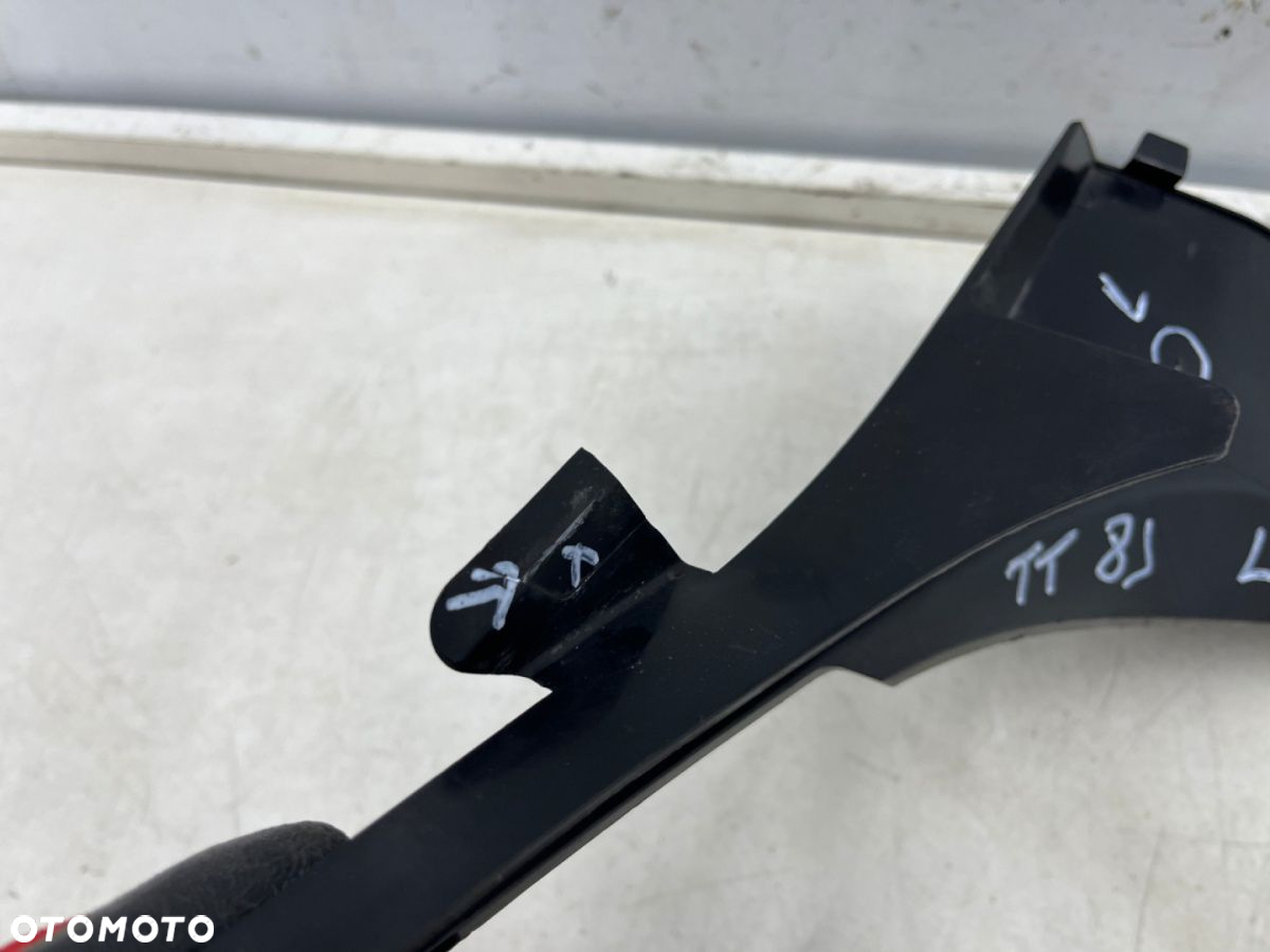 Listwa Audi TT II 8J 06-14r. lewa nakładka reflektora przednia listwa górna maskownica 8j0807081b - 7
